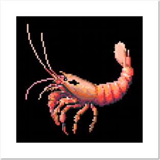 16-Bit Shrimp Posters and Art